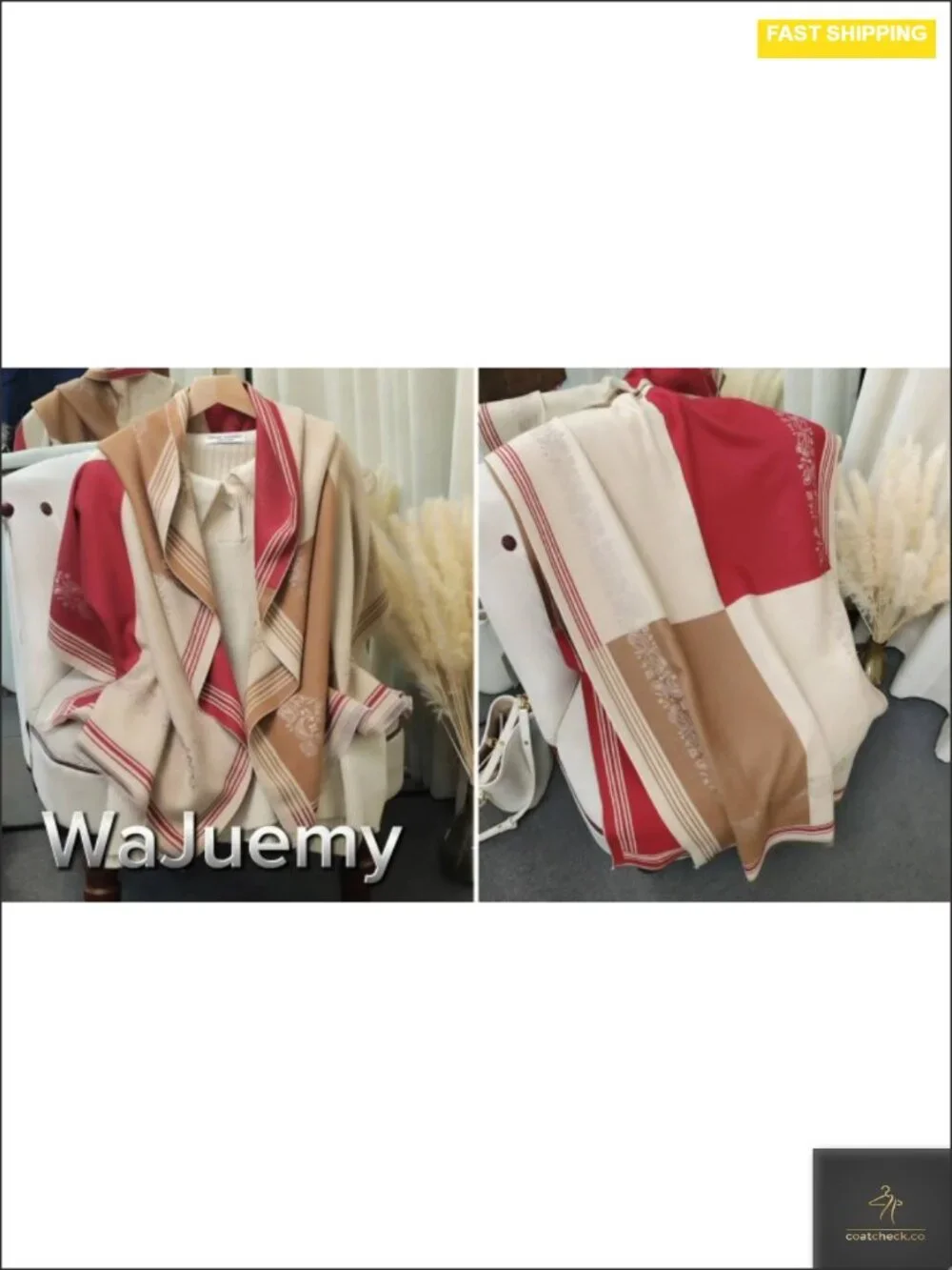 Luxury Pashmina Shawl Wrap Women Winter Scarf Blanket Poncho Dressy Evening